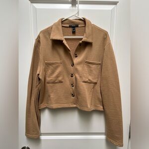 Cropped Sandy Brown Jacket